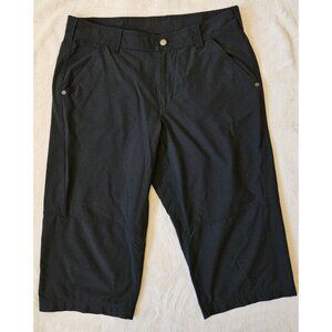 Mec Pants Mens 34 Black Hiking Nylon Climbing Shorts Casual Adult Waist 32"